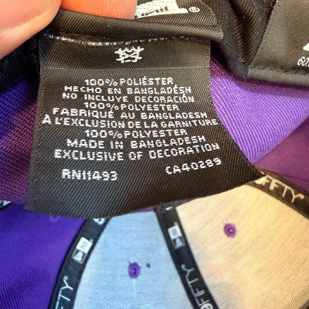 Jersey Shore BlueClaws New Era 59FIFTY Hat 7 5/8 Copa‎ Diversion Medusas Purple